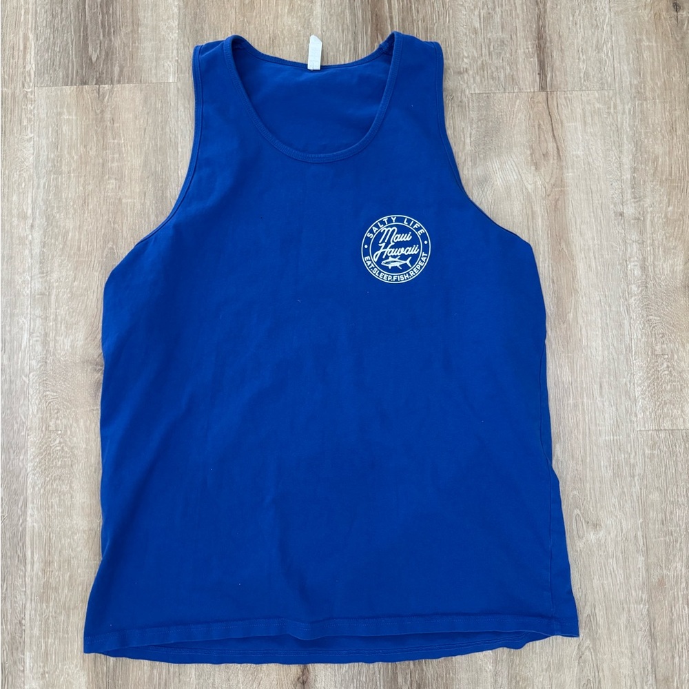 Vibrant Blue Tank Top for Men